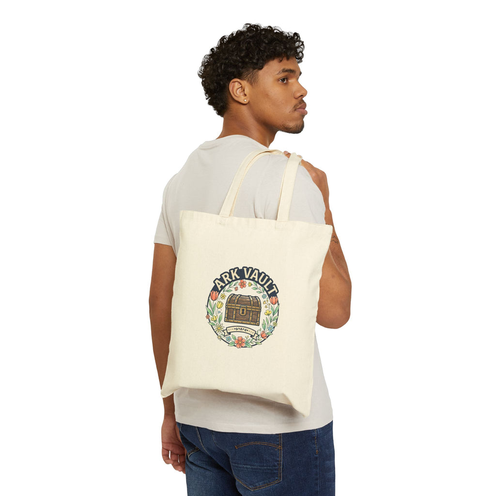Ark Vault Canvas Tote — Eco-Friendly Cotton Grocery & Book Bag