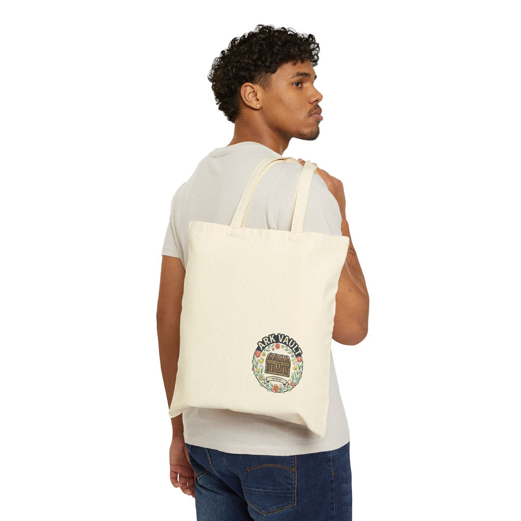 Ark Vault Canvas Tote — Eco-Friendly Cotton Grocery & Book Bag