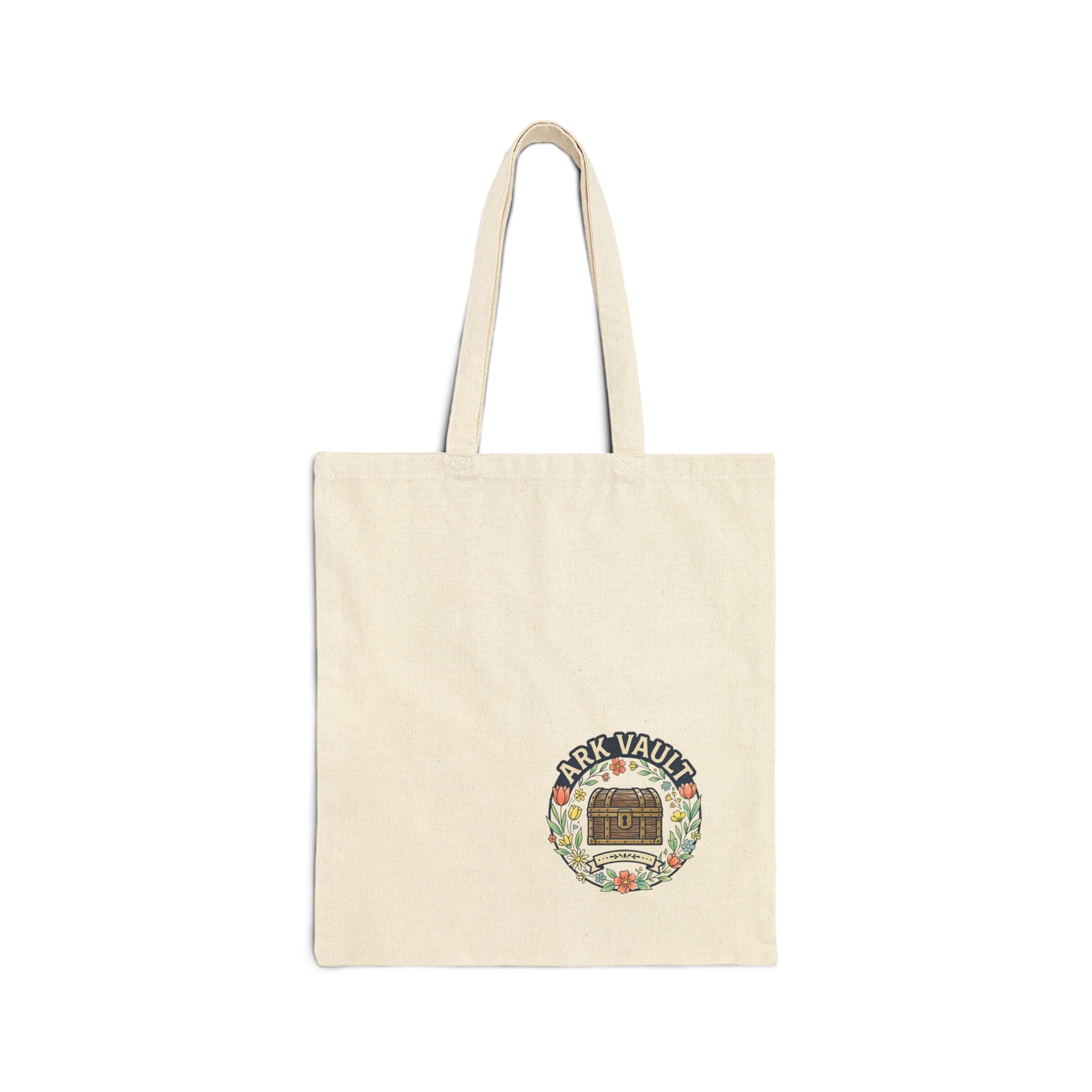 Ark Vault Canvas Tote — Eco-Friendly Cotton Grocery & Book Bag