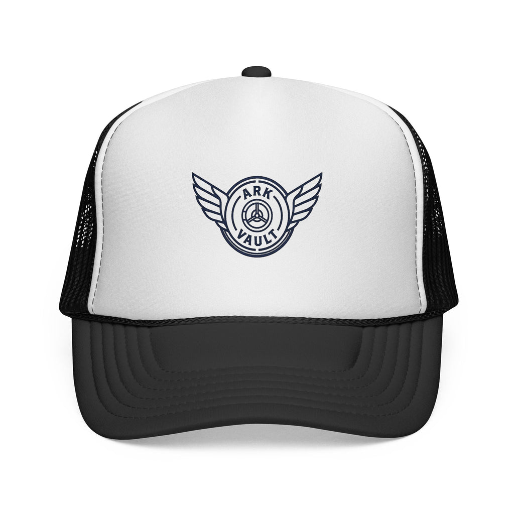 Trucker Cap — Retro Winged Vault Logo Hat
