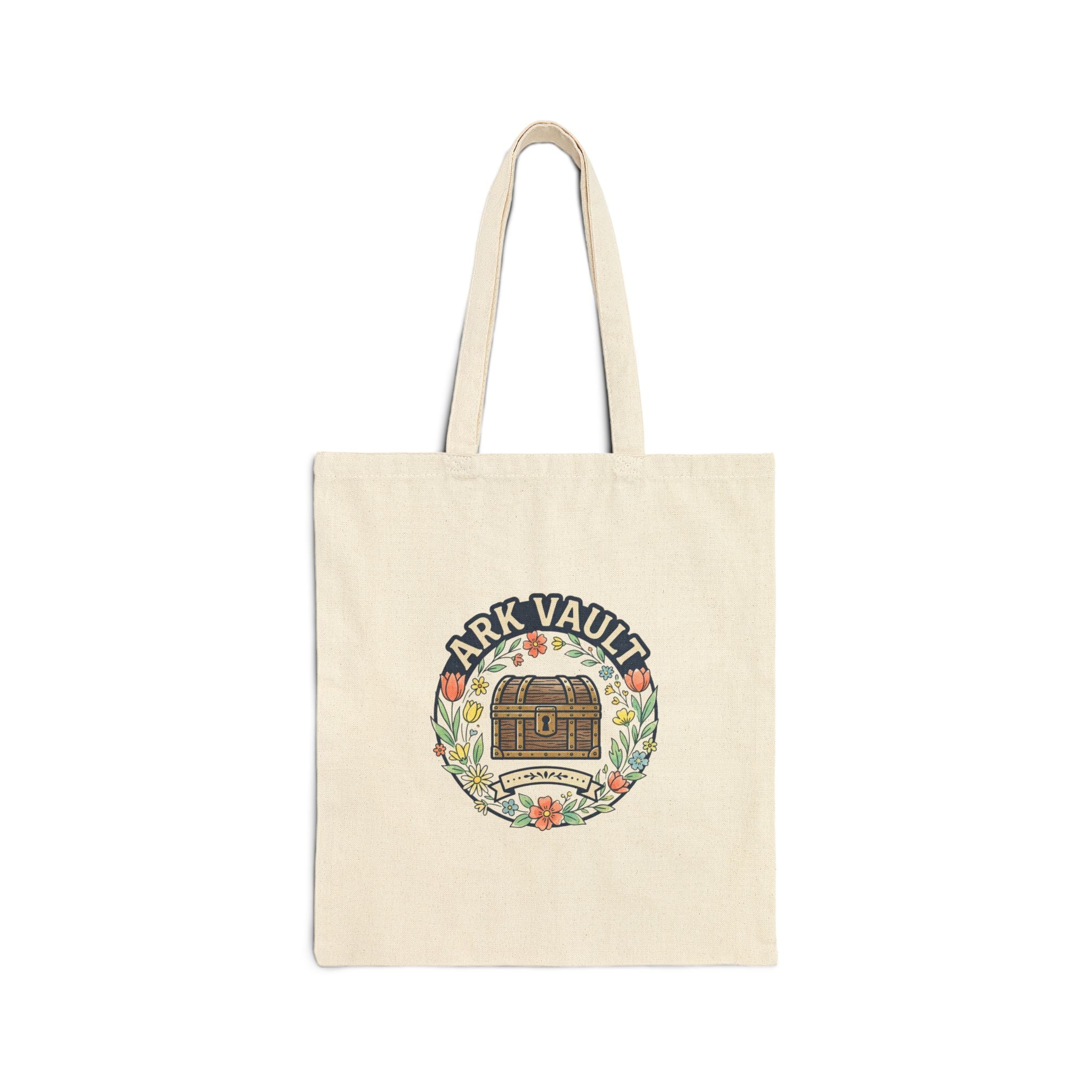 Ark Vault Canvas Tote — Eco-Friendly Cotton Grocery & Book Bag